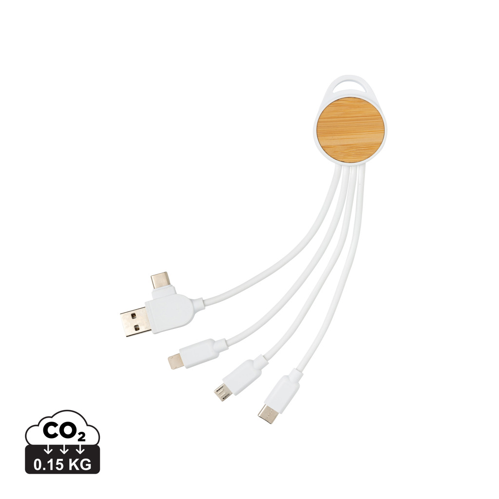 Miniature 1 pour Câble Ontario 6-en-1 rond en plastique recyclé RCS