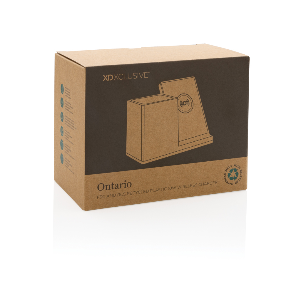 Miniature 12 pour Chargeur 10W avec porte-stylo FSC® et RCS Ontario