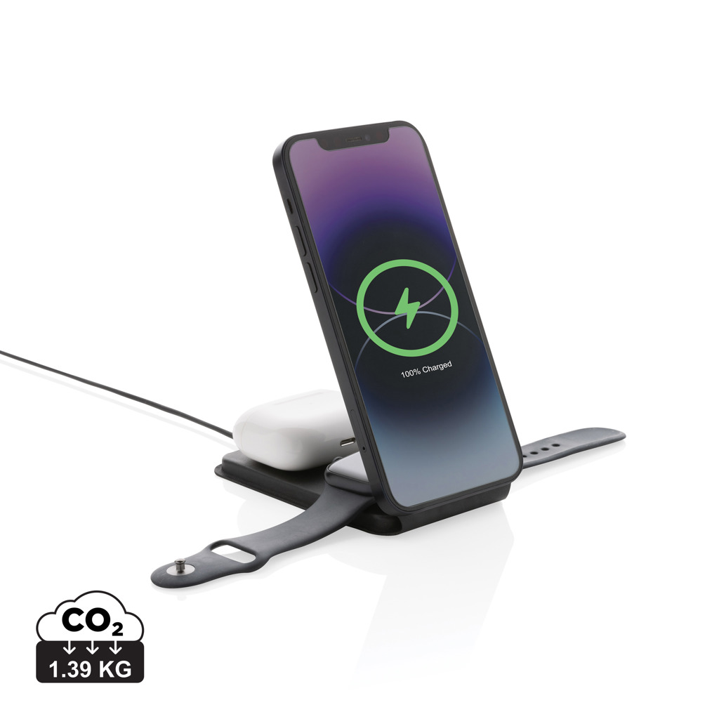 Miniature 1 pour Chargeur magnétique 15W en PU recyclé RCS Swiss Peak