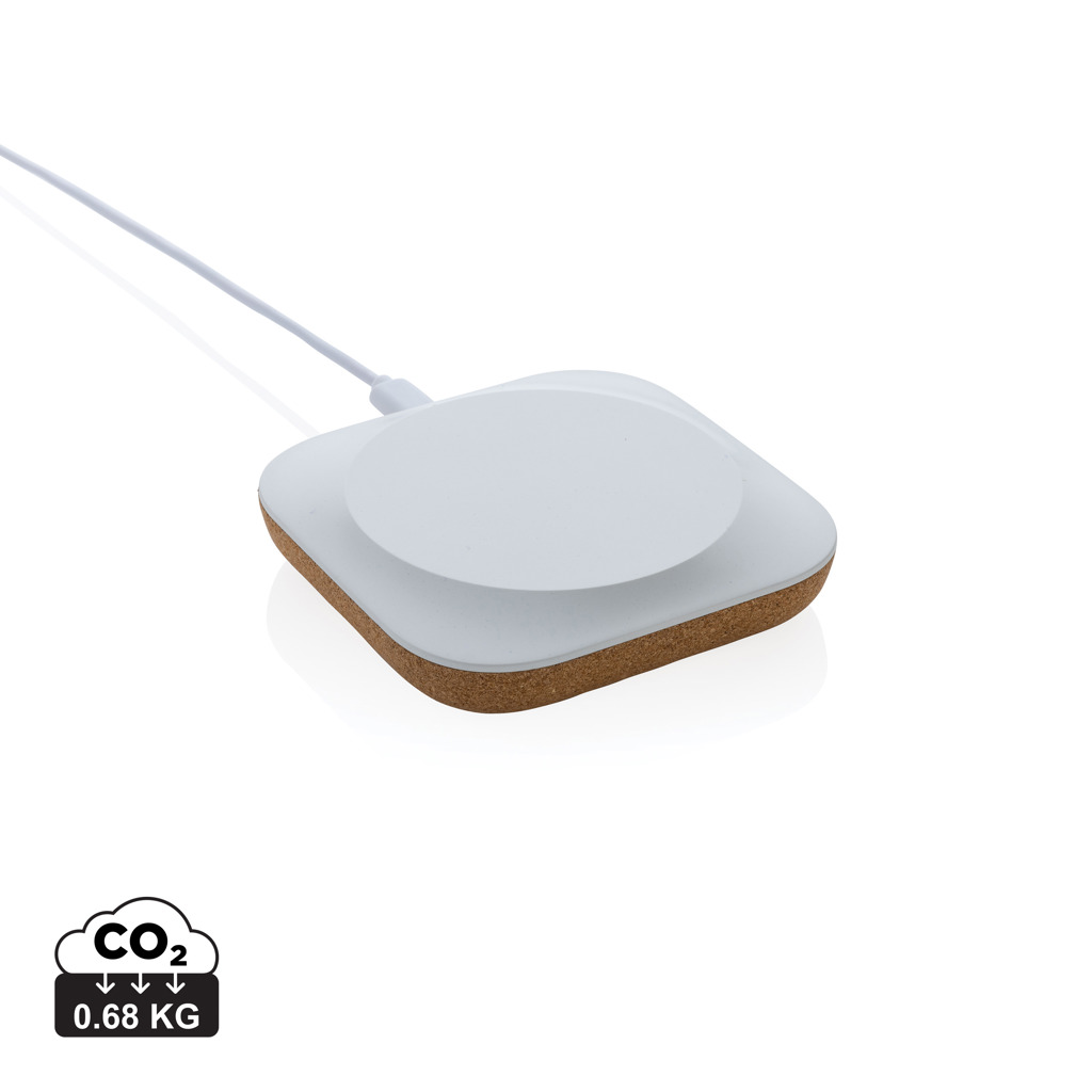Miniature 1 pour Chargeur 10W en plastique recyclé RCS et liège Oregon