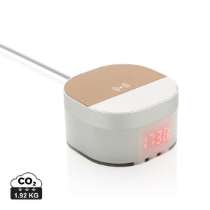 Visuel Chargeur à induction 5W avec horloge numérique Aria
