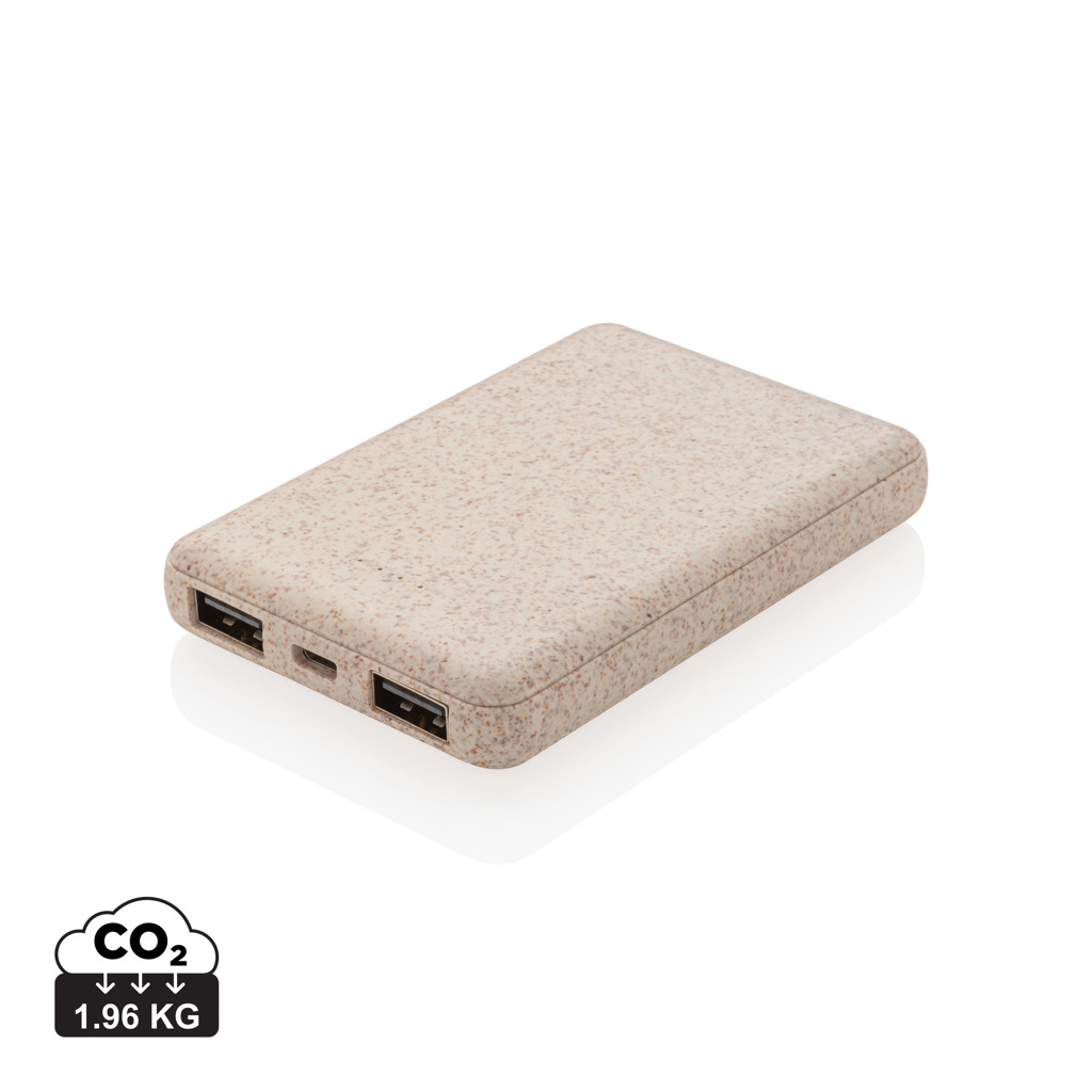 Miniature 1 pour Batterie de secours de poche 5000 mAh en fibre de paille