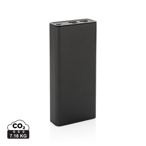 Visuel Powerbank 20.000 mAh et 20W en aluminium recyclé RCS Terra