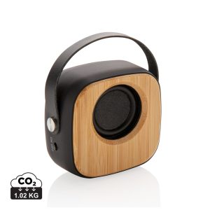 Visuel Enceinte fashion en bambou 3W