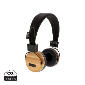 Visuel Casque audio sans fil en bambou
