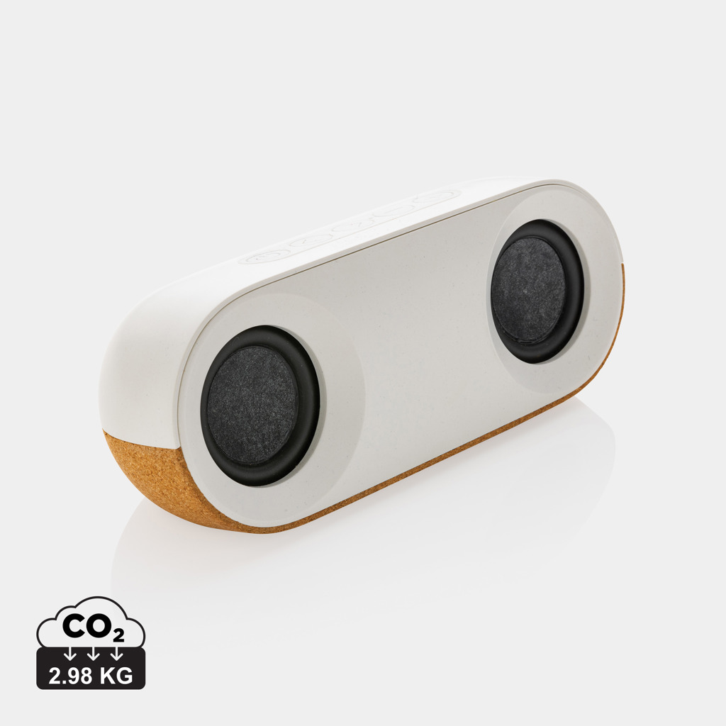 Miniature 1 pour Enceinte 10W en plastique recyclé RCS et liège Oregon