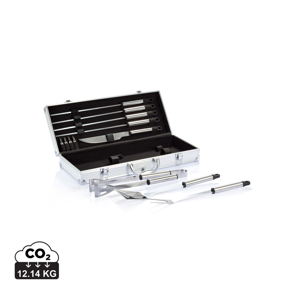 Miniature 1 pour Set de 12 pcs pour barbecue en coffret aluminium