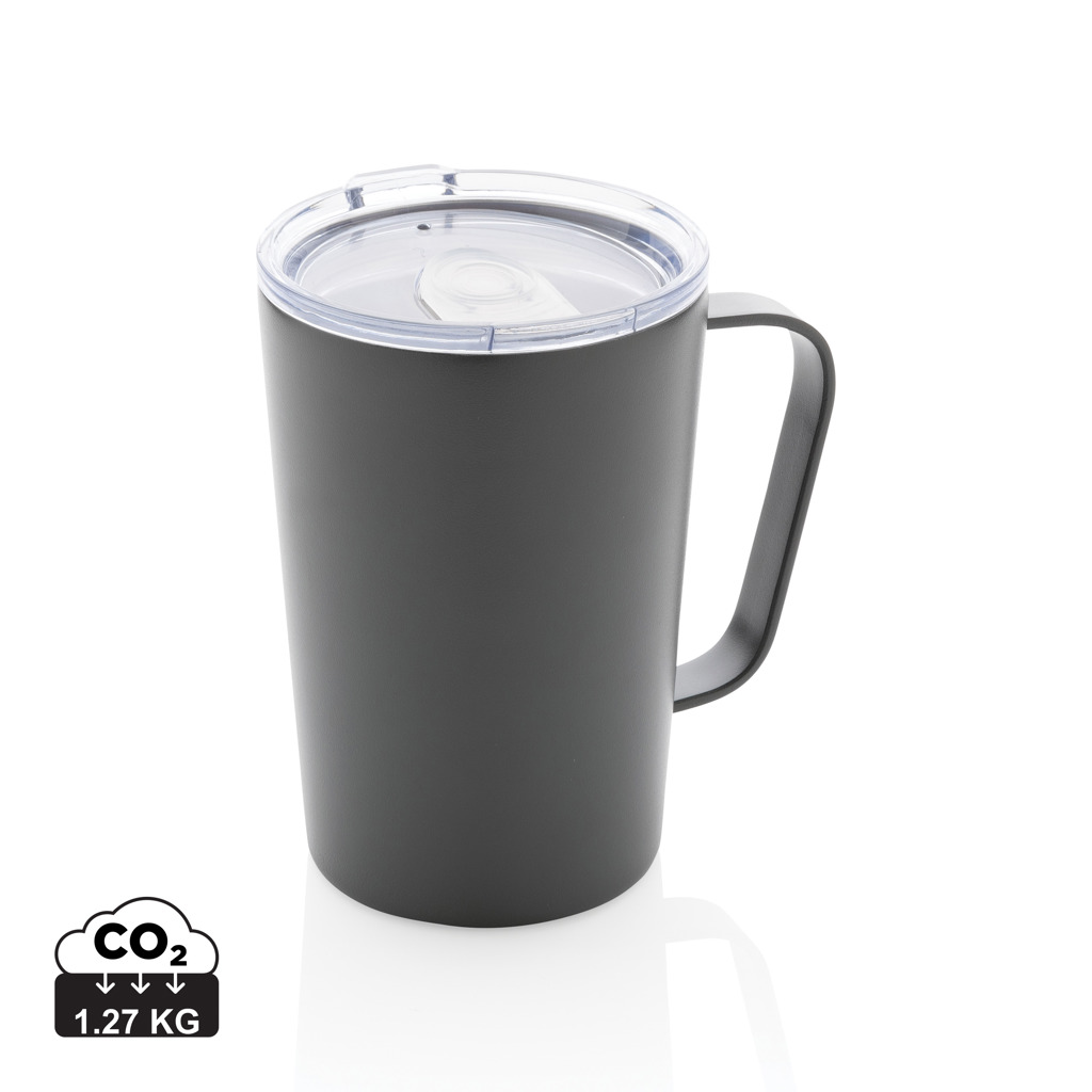 Miniature 15 pour Tasse moderne en acier inoxydable recyclé RCS avec couvercle