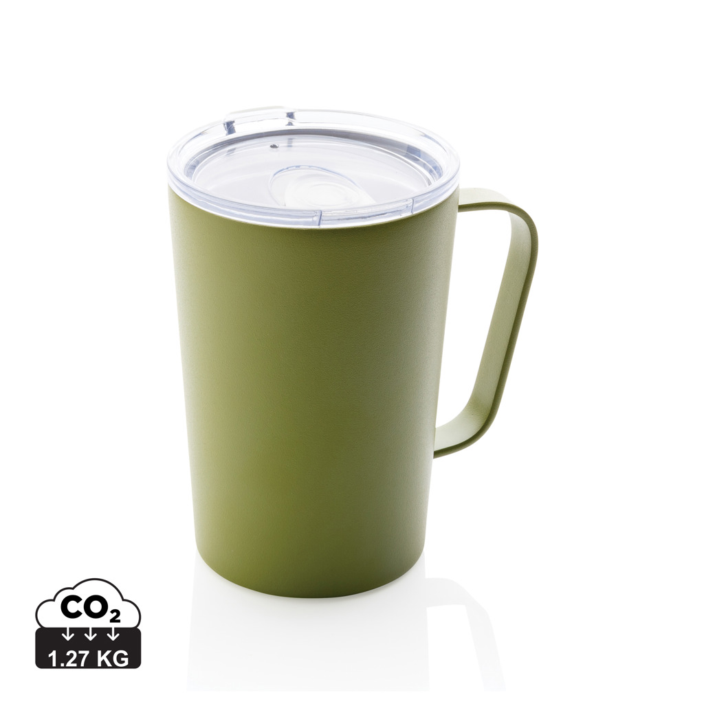 Miniature 18 pour Tasse moderne en acier inoxydable recyclé RCS avec couvercle