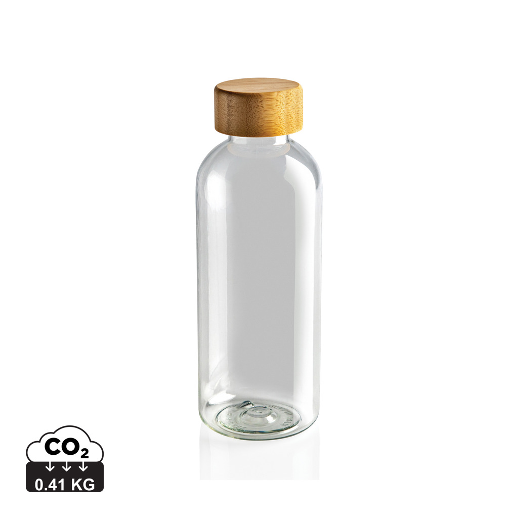 Miniature 1 pour Bouteille 600ml en rPET GRS avec couvercle en bambou FSC®