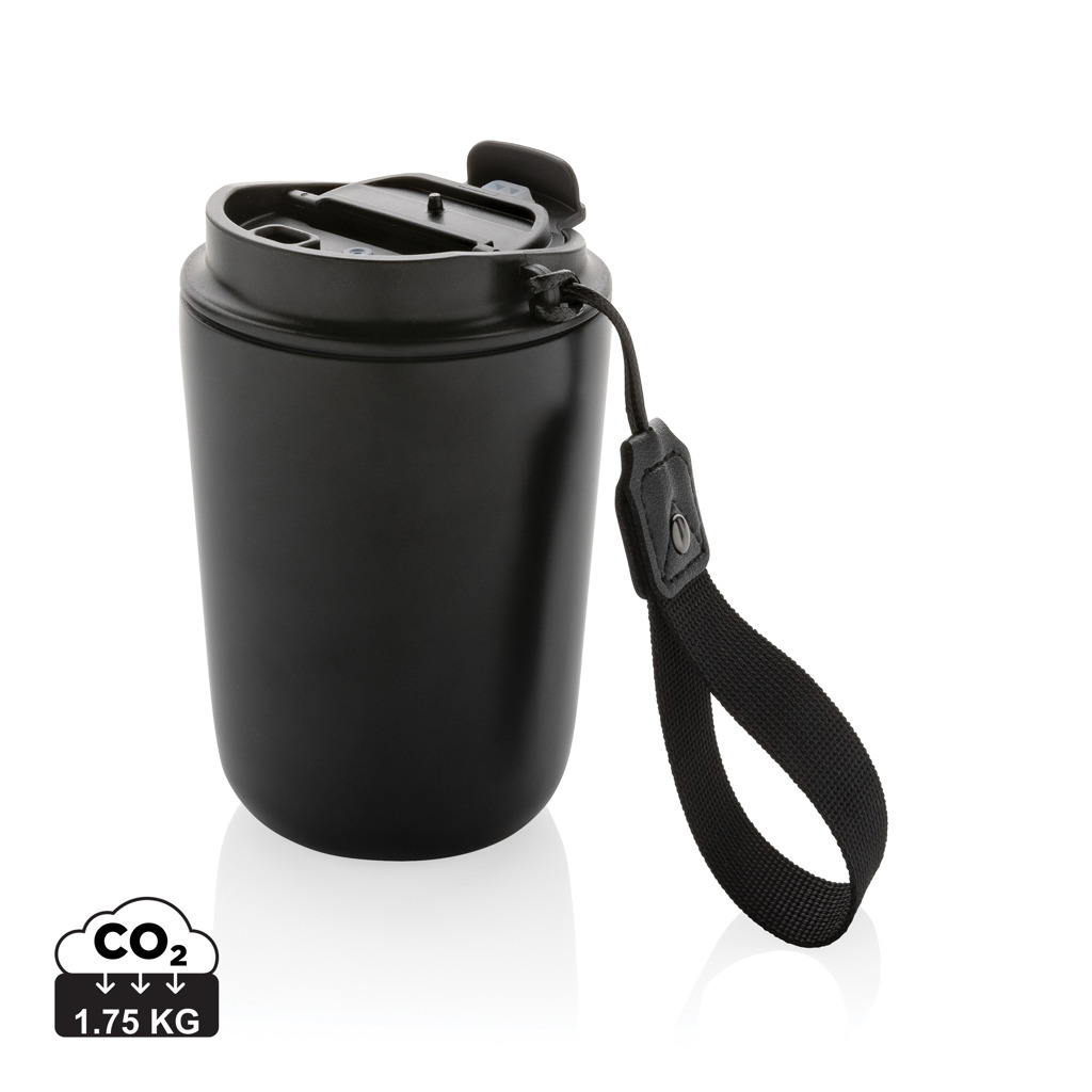 Miniature 1 pour Mug iso en acier inoxydable recyclé RCS avec lanière Cuppa