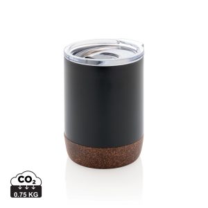 Visuel Petite tasse à café en liège et acier recyclé RCS