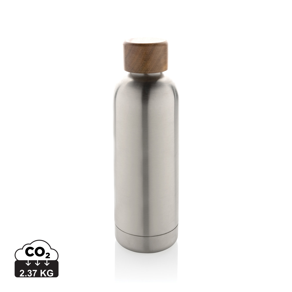 Miniature 12 pour Bouteille iso en acier inoxydable recyclé certifiée RCS Wood