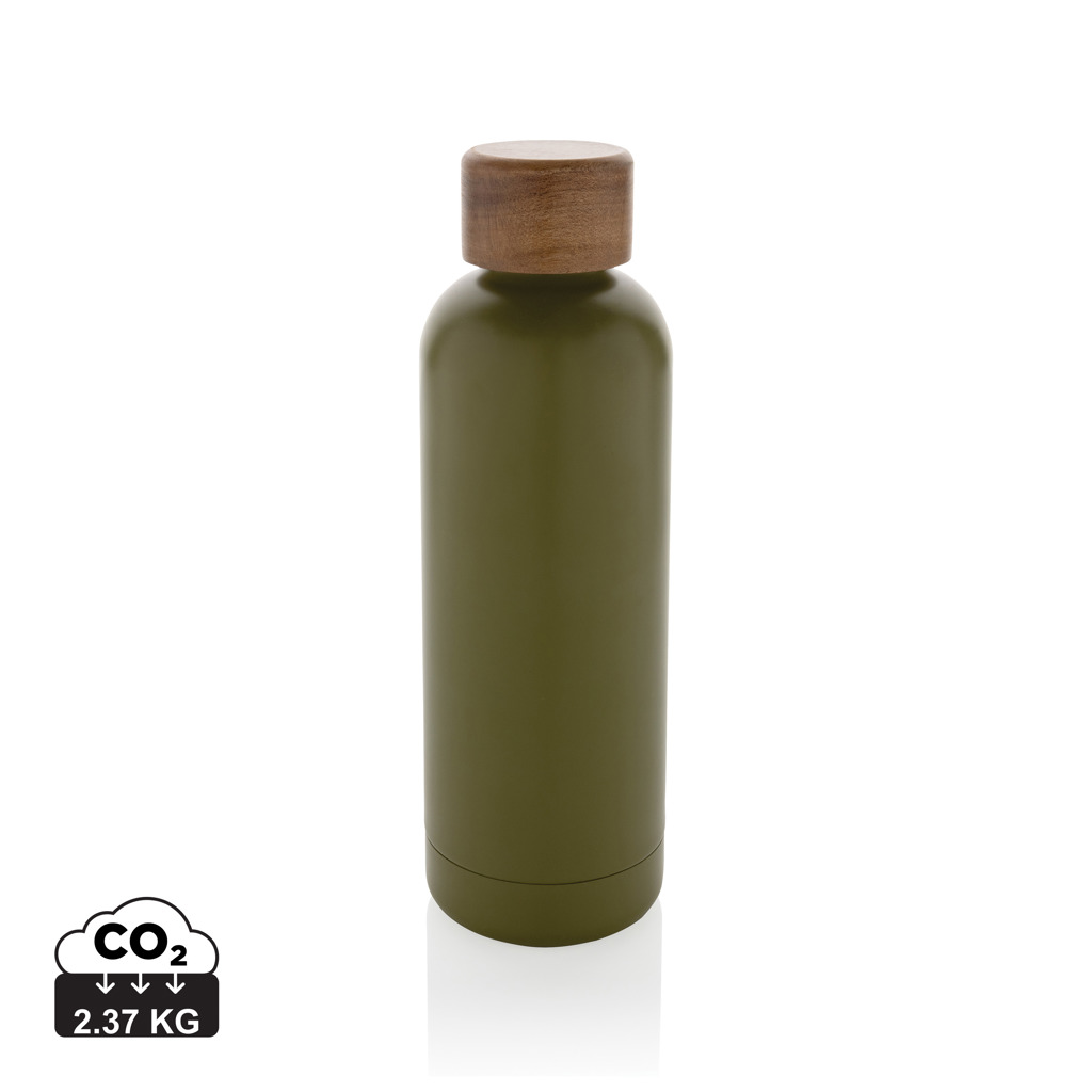 Miniature 14 pour Bouteille iso en acier inoxydable recyclé certifiée RCS Wood