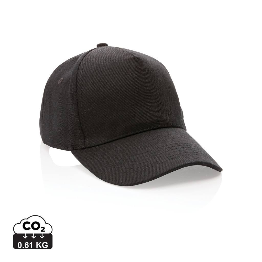 Miniature 1 pour Casquette 5 panneaux en coton recyclé 280gr IMPACT