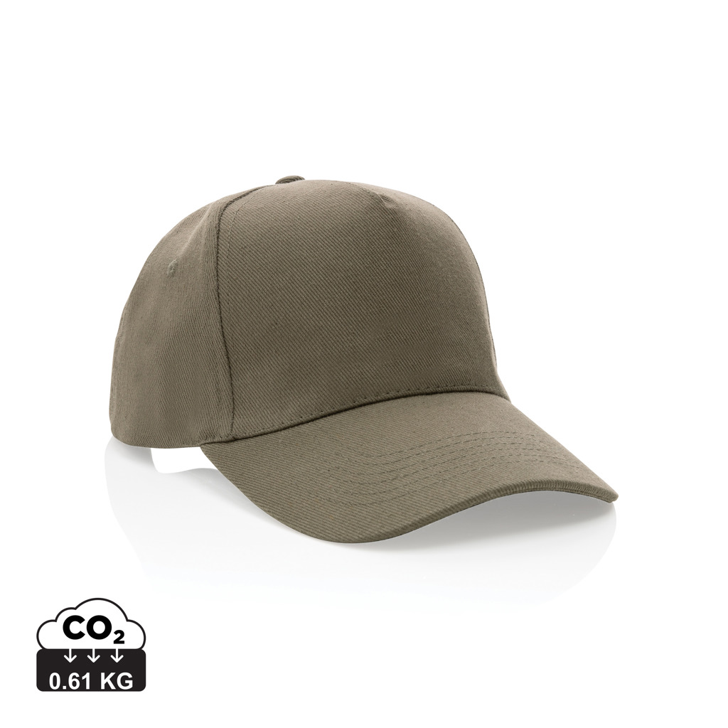Miniature 19 pour Casquette 5 panneaux en coton recyclé 280gr IMPACT