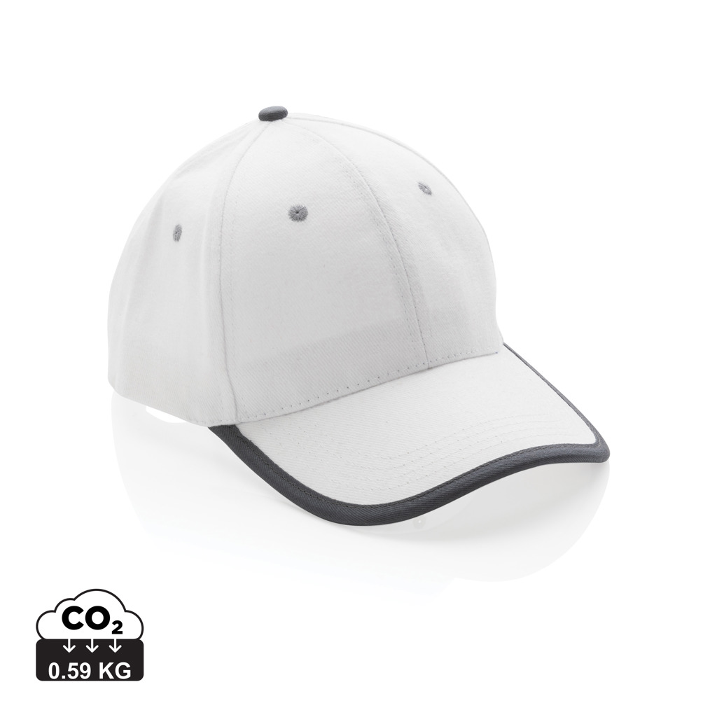 Miniature 14 pour Casquette contraste 6 panneaux coton recyclé Impact AWARE™