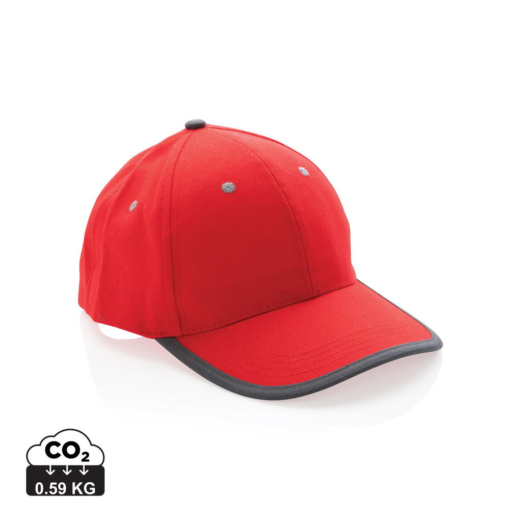 Miniature 15 pour Casquette contraste 6 panneaux coton recyclé Impact AWARE™