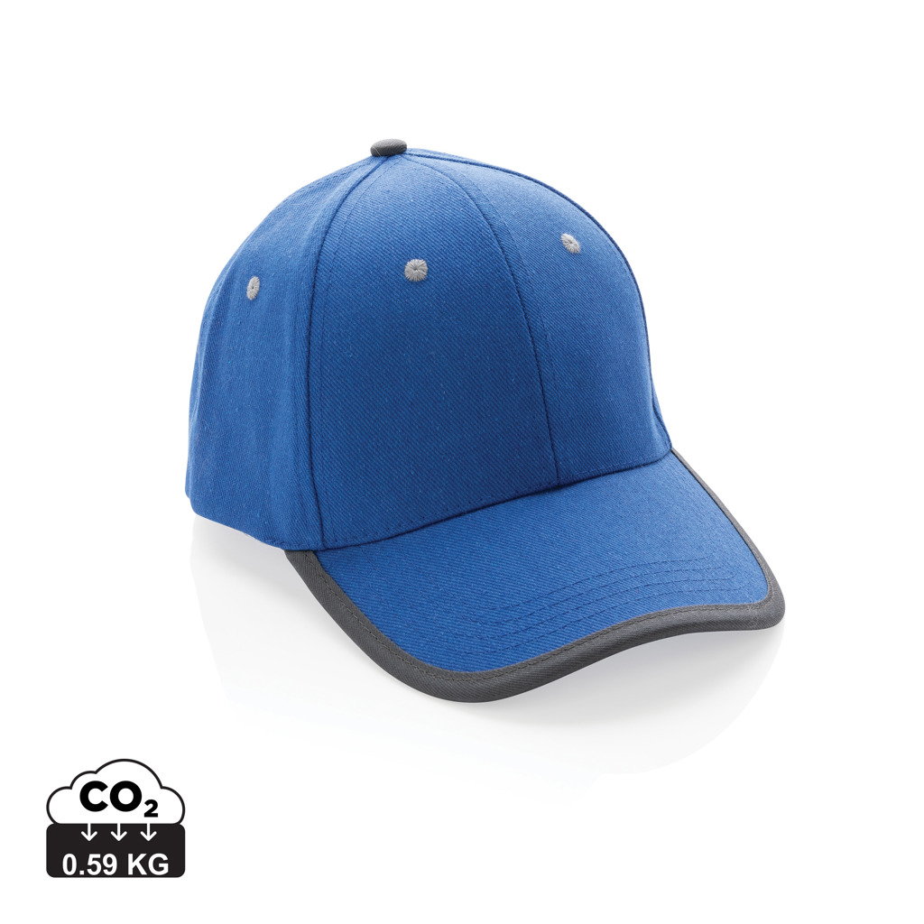 Miniature 16 pour Casquette contraste 6 panneaux coton recyclé Impact AWARE™