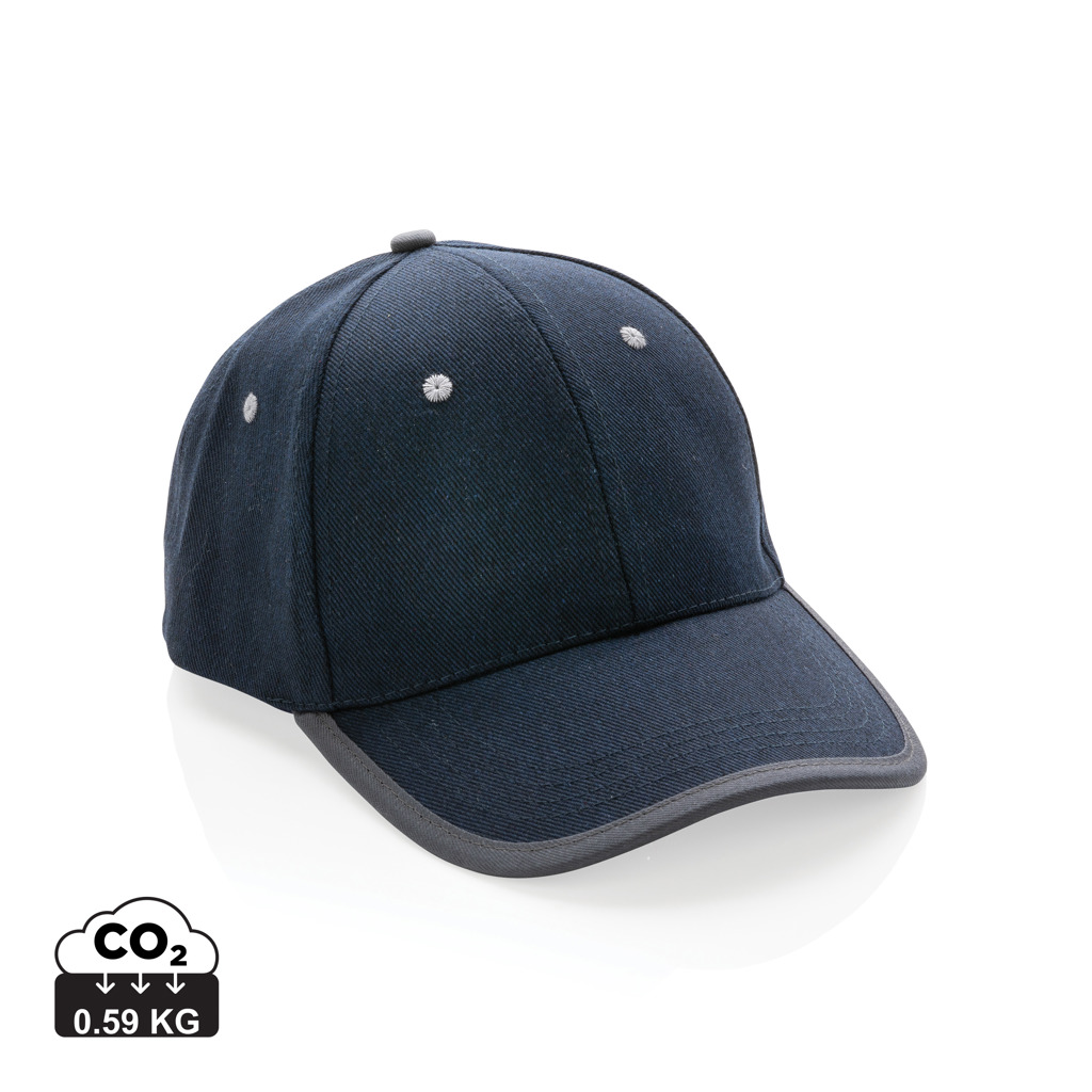 Miniature 17 pour Casquette contraste 6 panneaux coton recyclé Impact AWARE™