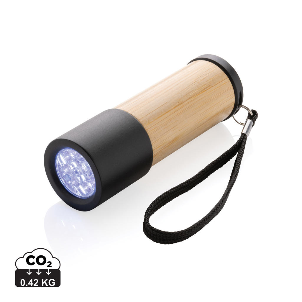 Miniature 1 pour Lampe torche en bambou et plastique recyclé RCS