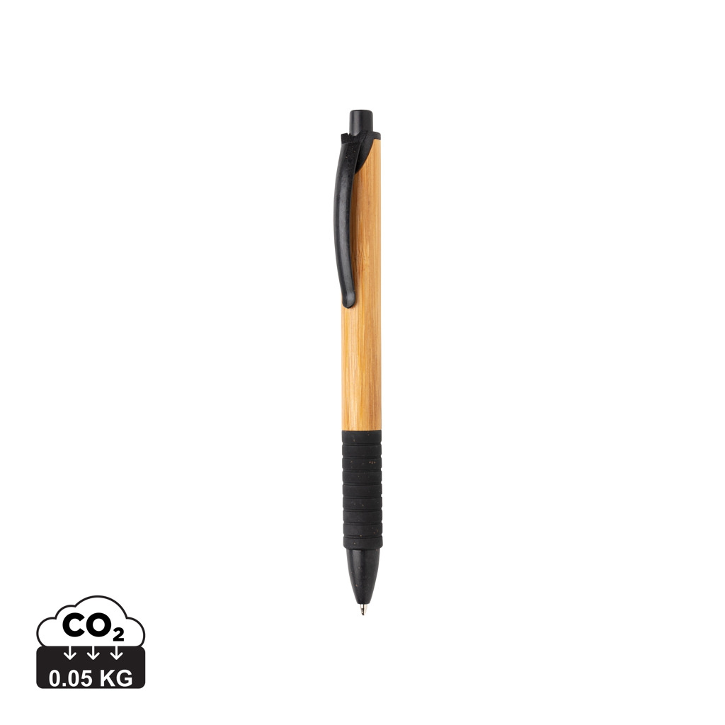 Miniature 1 pour Stylo en bambou et fibre de paille