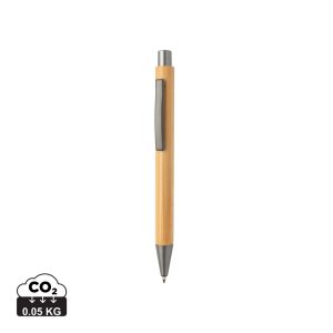 Visuel Stylo en bambou au design épuré