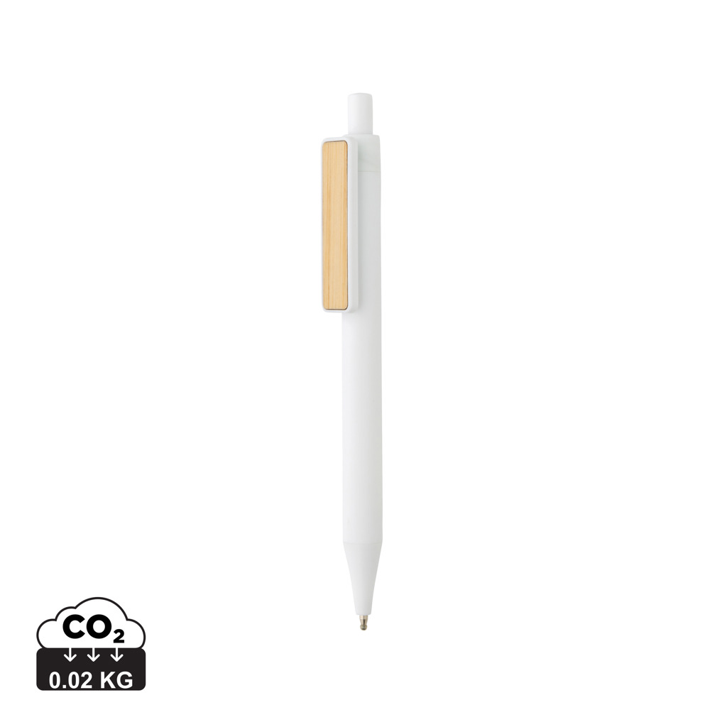 Miniature 10 pour Stylo en ABS recyclé GRS avec clip en bambou