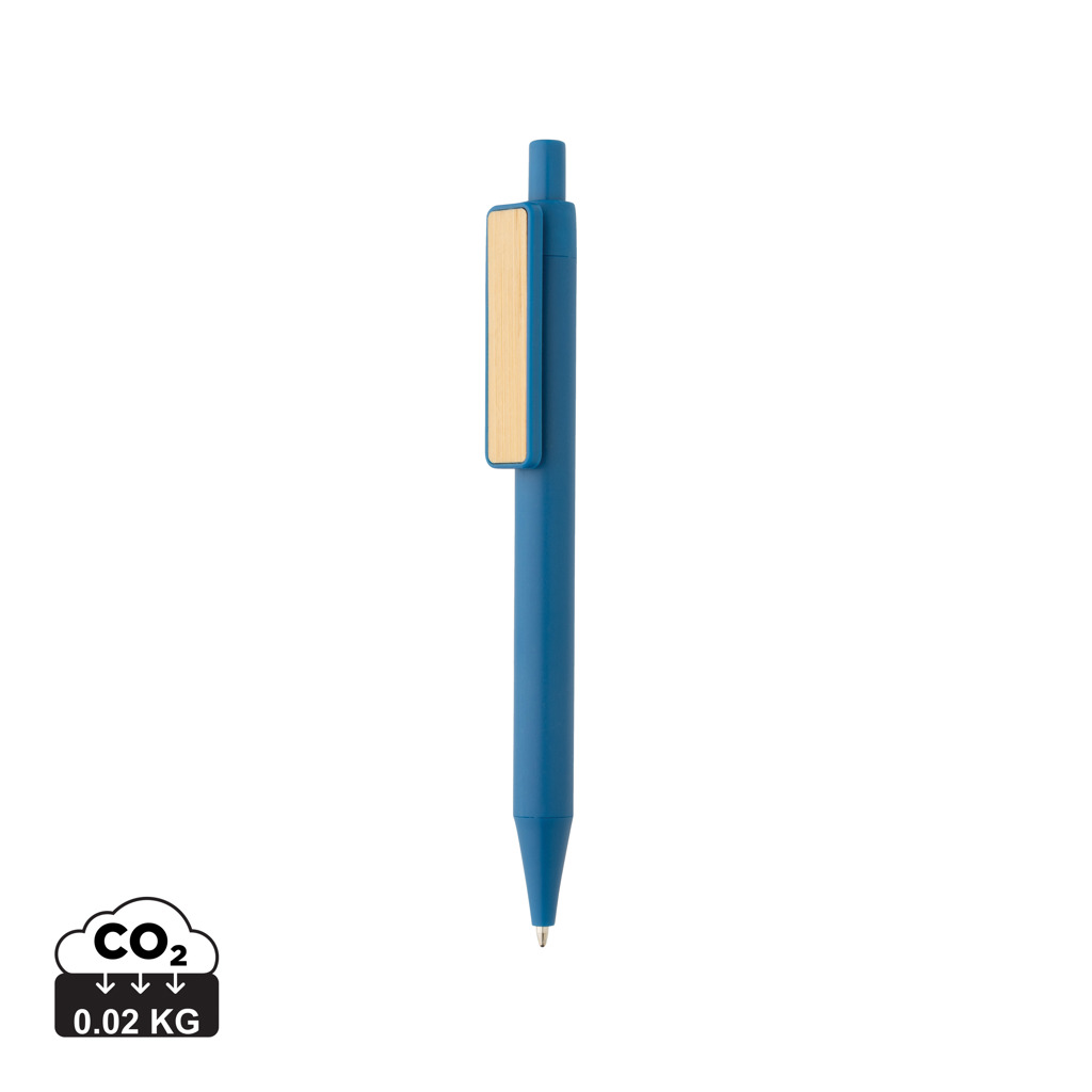 Miniature 11 pour Stylo en ABS recyclé GRS avec clip en bambou