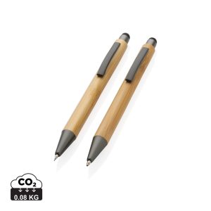 Visuel Set de stylos en bambou FSC® dans un coffret