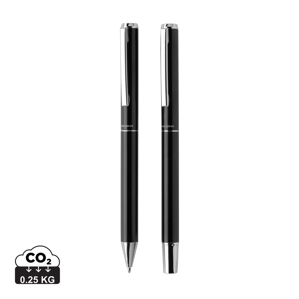 Miniature 1 pour Set de stylos en aluminium recyclé RCS Swiss Peak Cedar