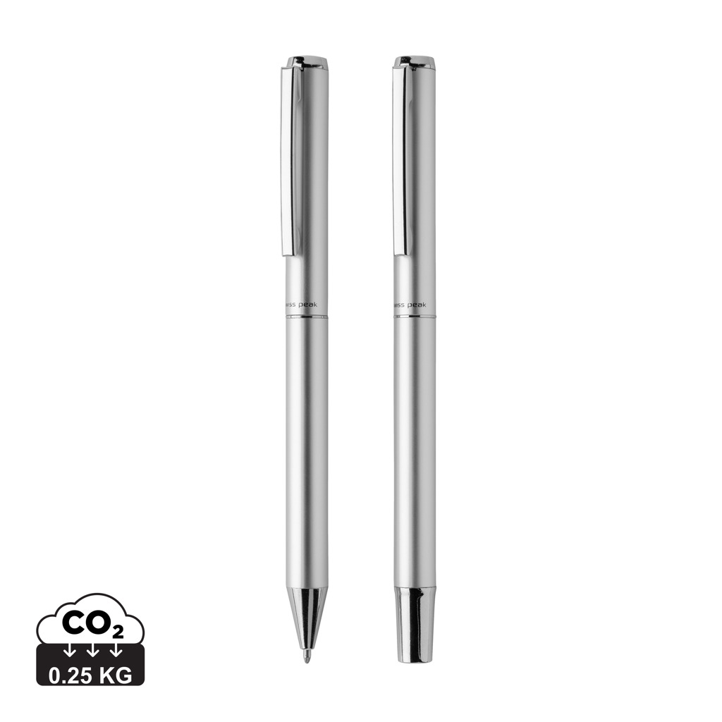 Miniature 11 pour Set de stylos en aluminium recyclé RCS Swiss Peak Cedar