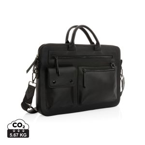 Visuel Sacoche ordinateur 14'' Swiss Peak en PU recyclé GRS