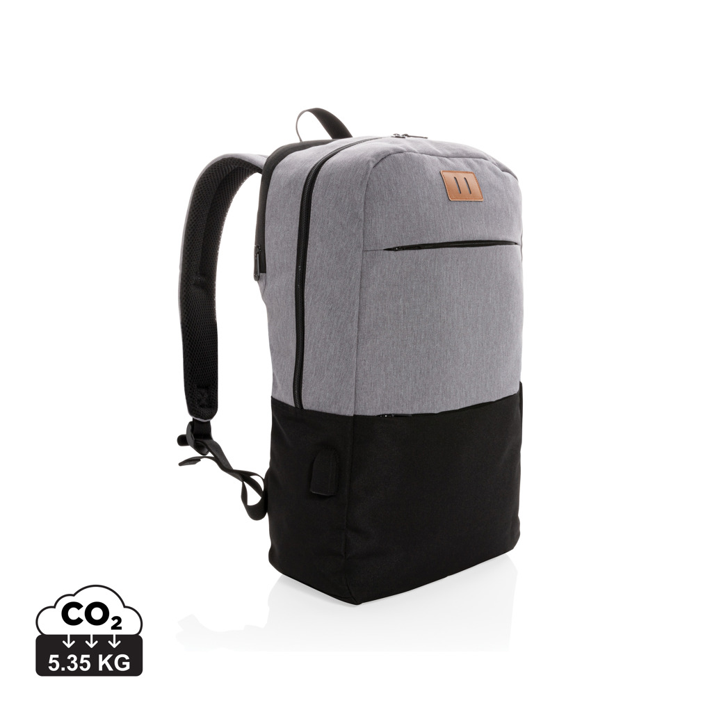 Miniature 1 pour Sac à dos ordinateur 15,6" avec USB et anti RFID