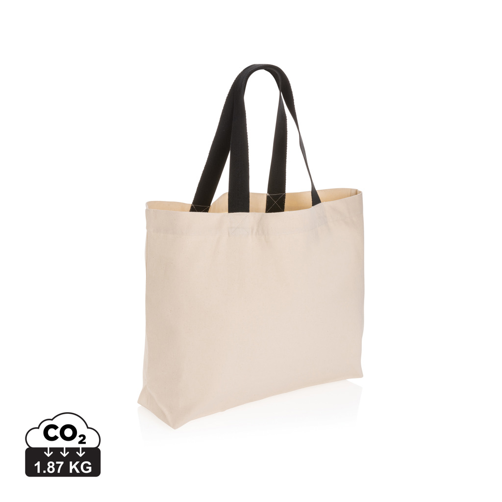 Miniature 1 pour Grand sac tote en toile 240 g/m² recyclée non teintée Aware™