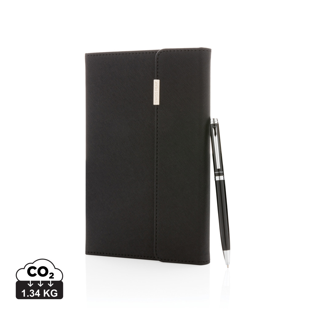 Miniature 1 pour Set carnets de notes A5 et stylo Swiss Peak
