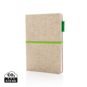 Visuel Carnet A5 à couverture en jute