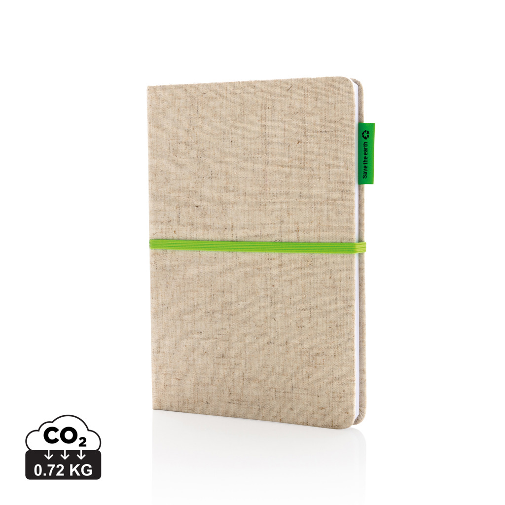 Miniature 1 pour Carnet A5 à couverture en jute