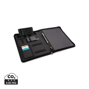 Visuel Conférencier A4 avec chargeur sans fil 5W et powerbank 5000