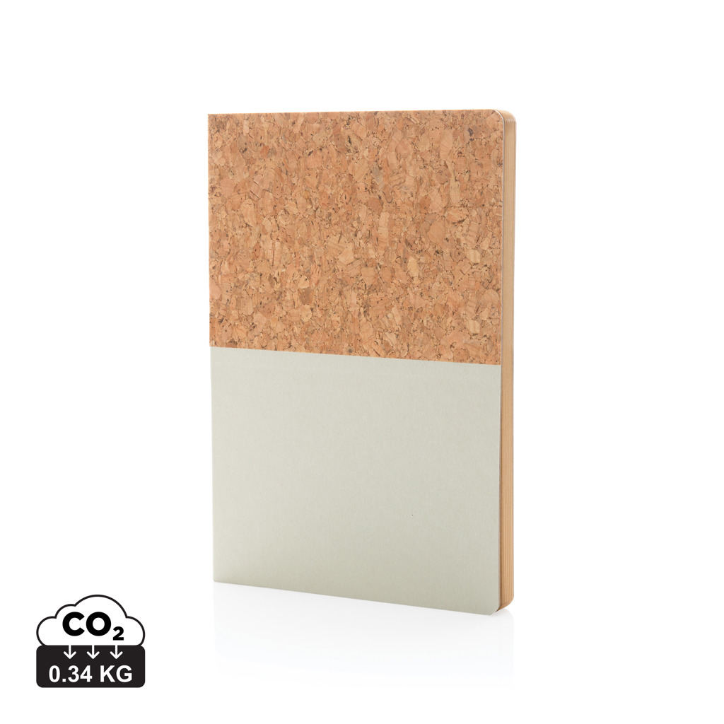 Miniature 11 pour Carnet A5 à couverture en kraft et en liège