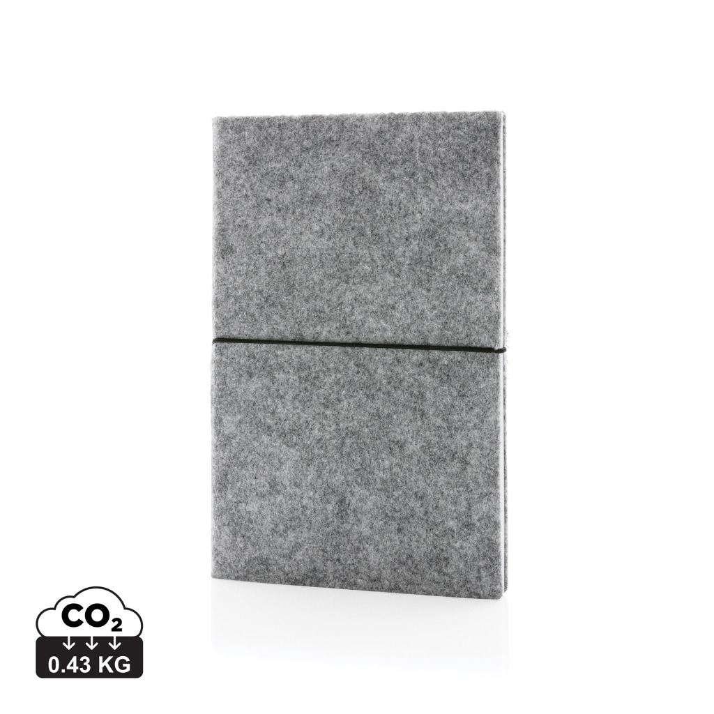 Miniature 11 pour Cahier A5 à couverture souple en feutre recyclé certifié GRS