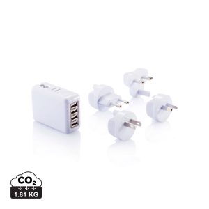 Visuel Adaptateur de voyage avec 4 ports USB