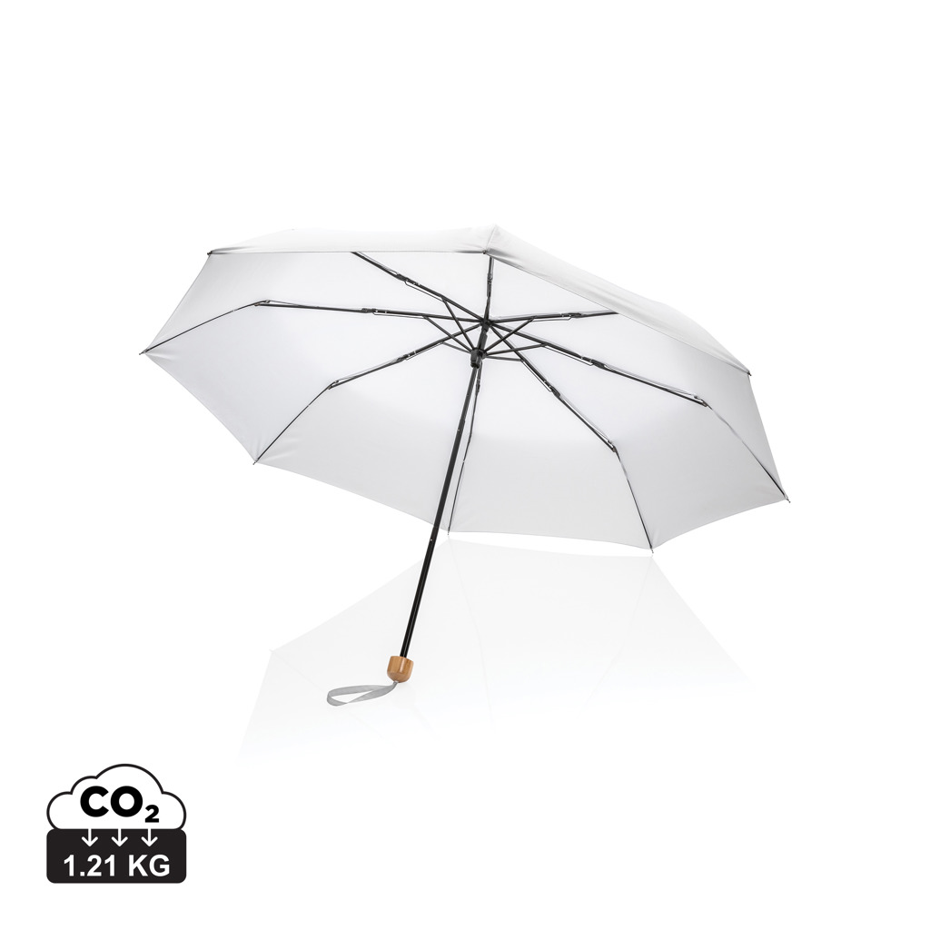 Miniature 10 pour Mini parapluie 20.5" rPET 190T poignée bambou Impact AWARE™