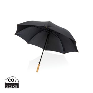 Visuel Parapluie 27" en rPET et bambou ouverture auto Impact AWARE™