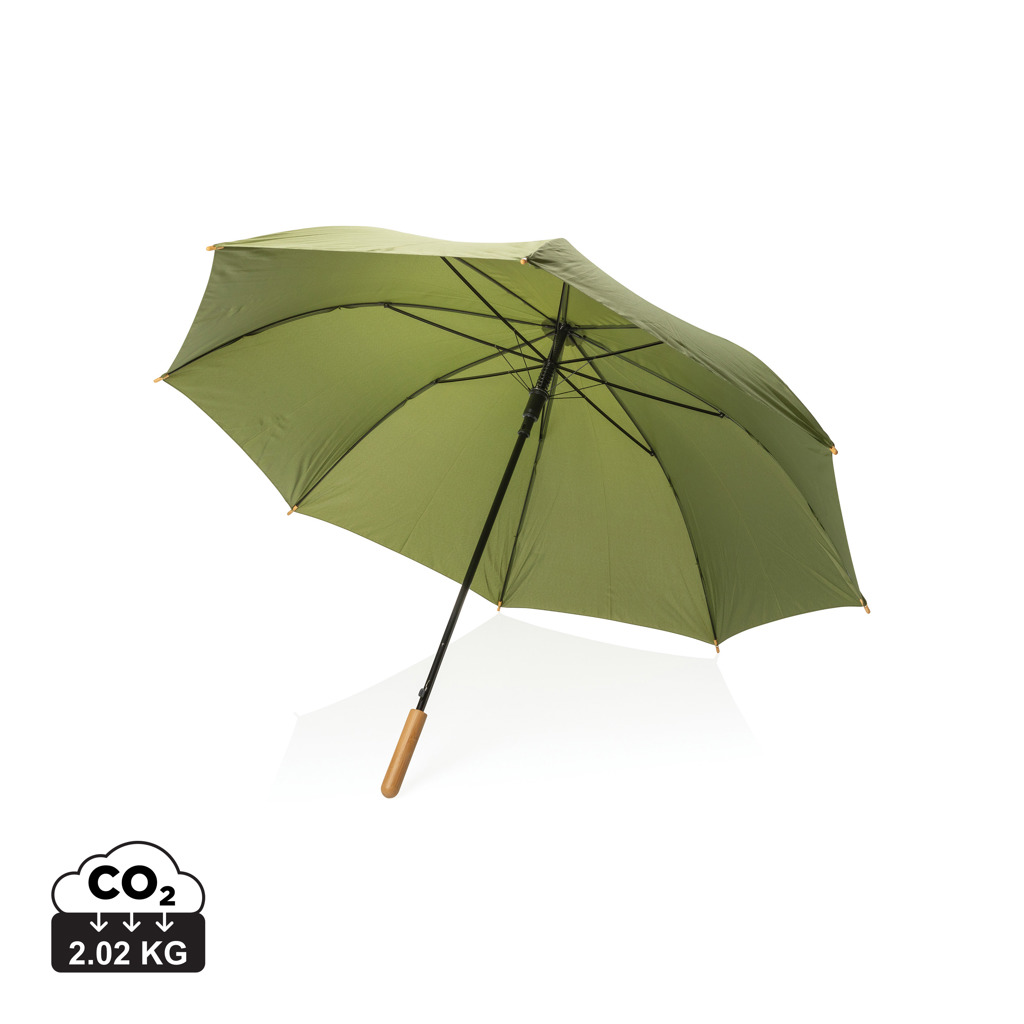 Miniature 11 pour Parapluie 27" en rPET et bambou ouverture auto Impact AWARE™