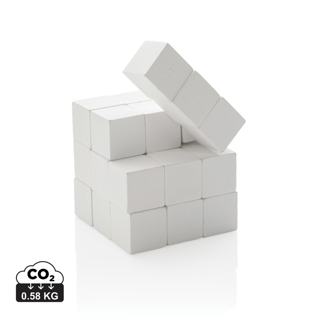 Miniature 1 pour Casse-tête en bois FSC® dans une pochette en toile