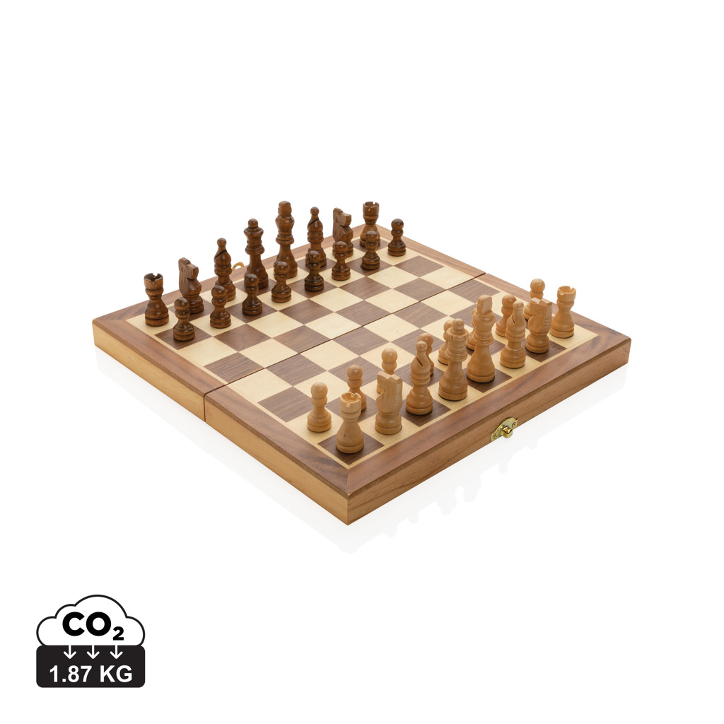 Miniature 1 pour Jeu d'échecs pliable en bois FSC®
