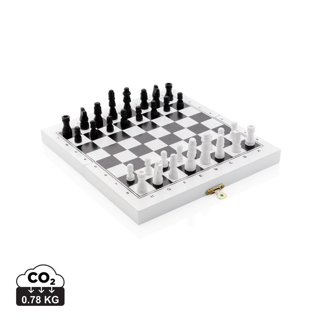 Miniature 1 pour Jeu de société 3 en 1 dans une boîte en bois FSC®