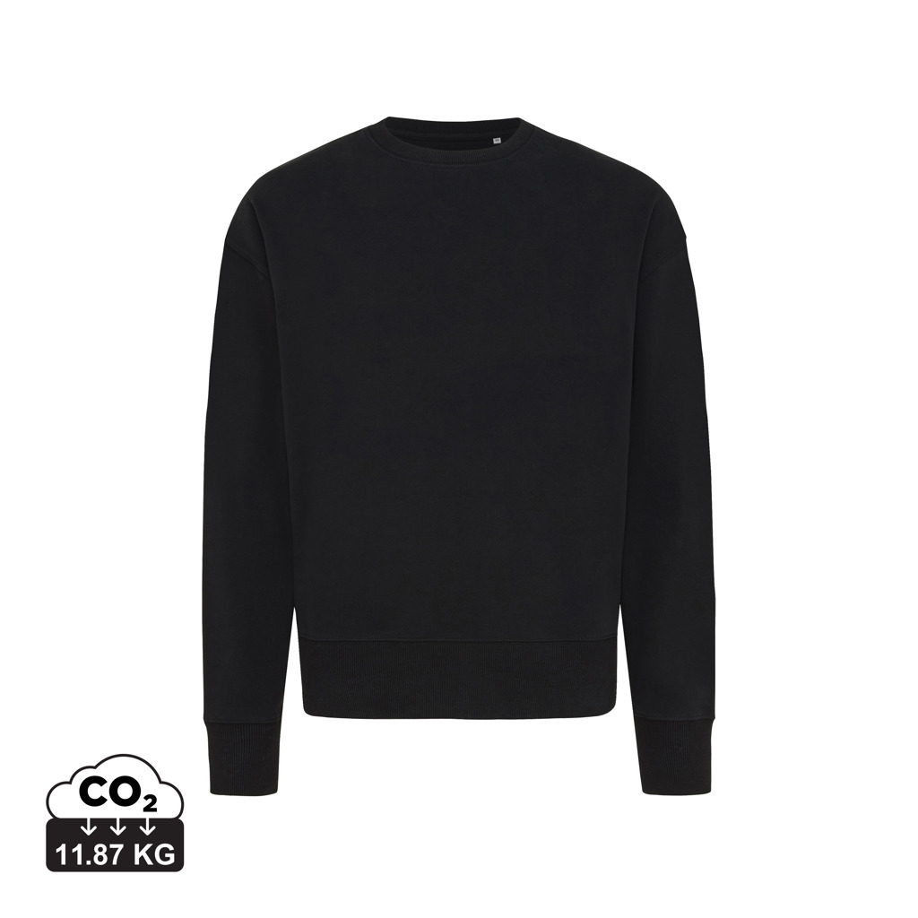 Miniature 1 pour Sweater à col rond en coton recyclé Iqoniq Kruger