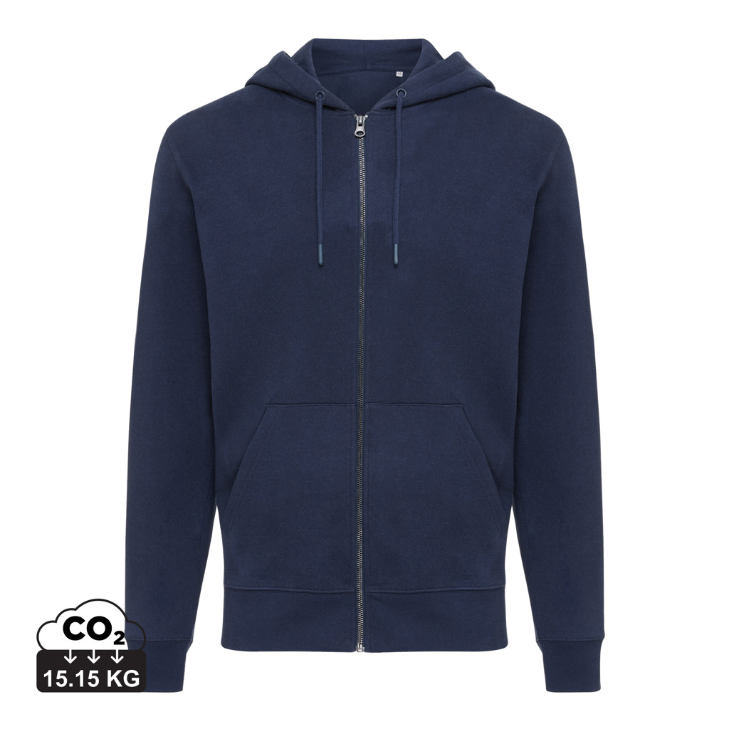 Miniature 7 pour Sweat à capuche avec zip en coton recyclé Iqoniq Abisko